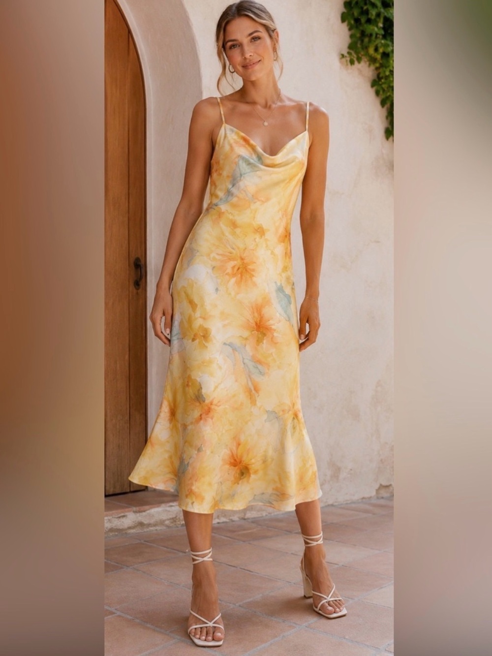 Baltic born Katrina slip midi dress Sz m